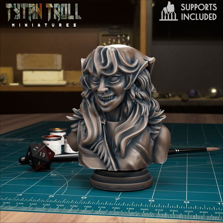 Angelica Martikova Bust by Tytan Troll Miniatures