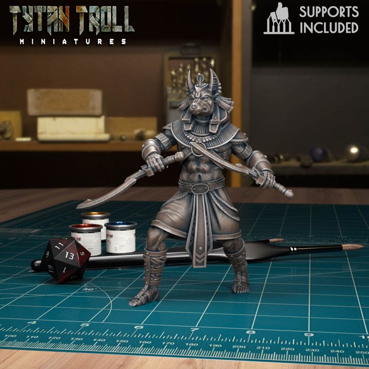 Anubis Guardian Pack by Tytan Troll Miniatures