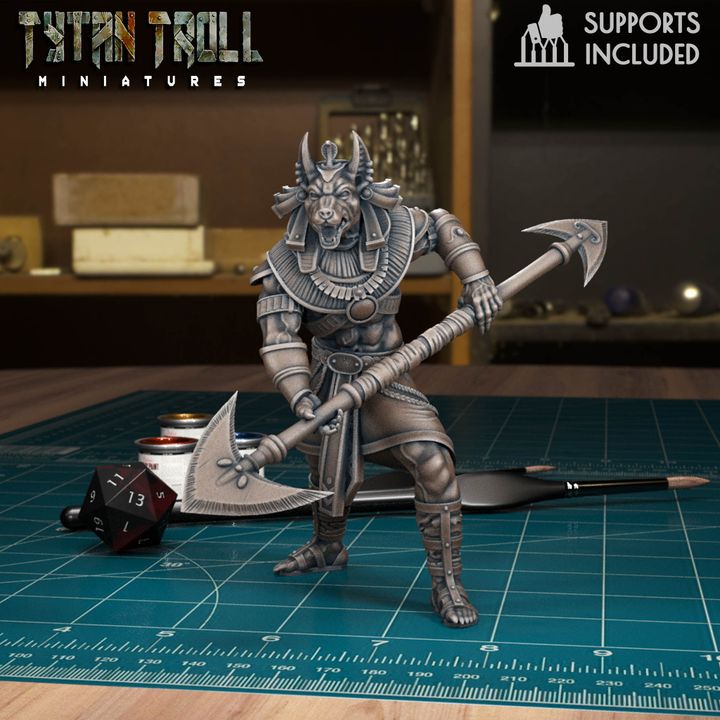 Anubis Guardian Pack by Tytan Troll Miniatures
