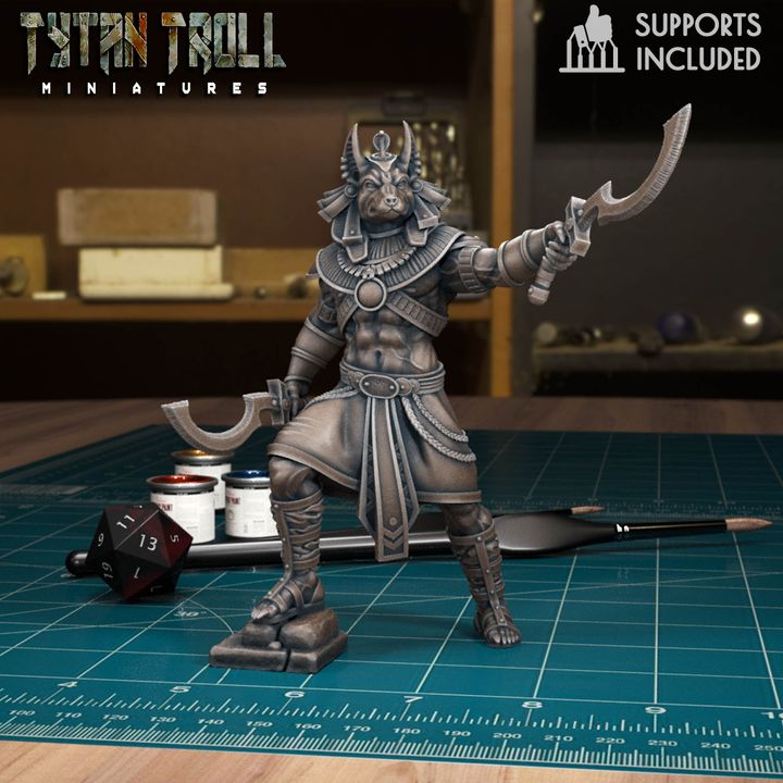 Anubis Guardian Pack by Tytan Troll Miniatures