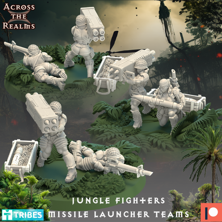 Jungle Fighters Missile Launcher Teams by Across the Realms