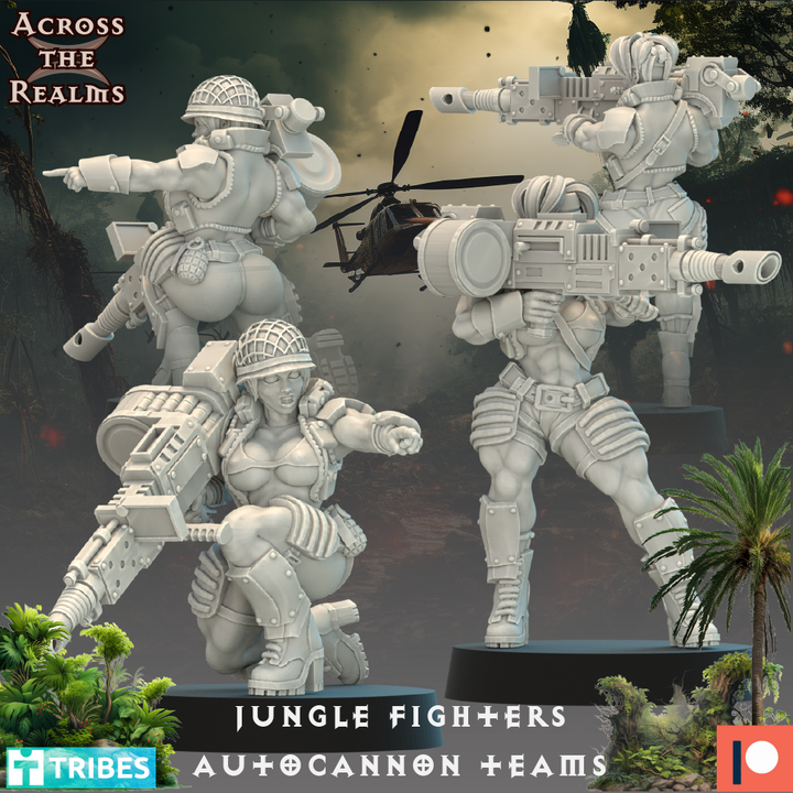 Jungle Fighters Autocannon Teams by Across the Realms