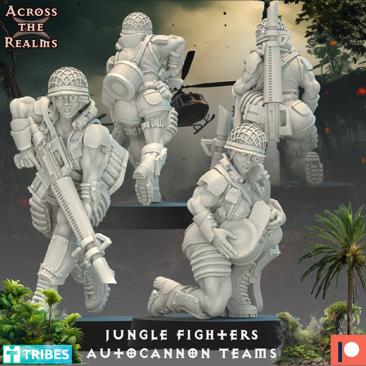 Jungle Fighters Autocannon Teams by Across the Realms
