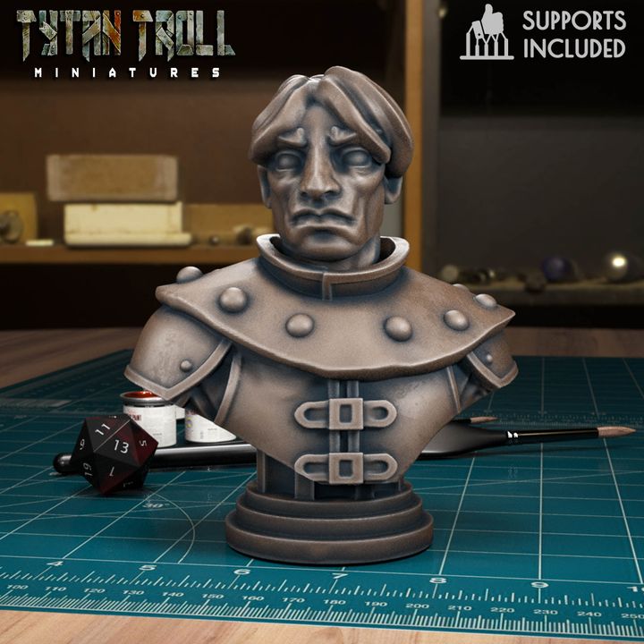 Armen Tahlaad Bust by Tytan Troll Miniatures