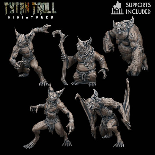 Bat Folk Creature Pack by Tytan Troll Miniatures