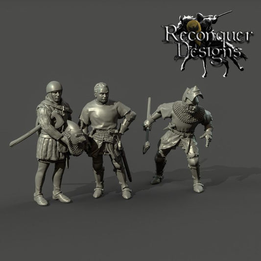 Bertrand du Guesclin and squire
