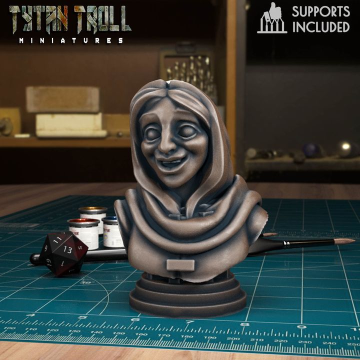 Bethel Bust by Tytan Troll Miniatures