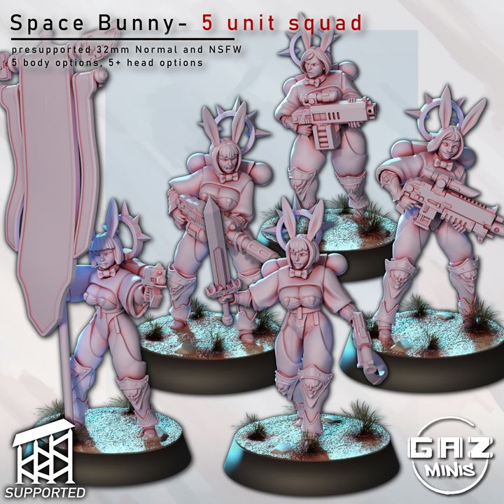 Bunny Sisters Squad by Gaz Minis