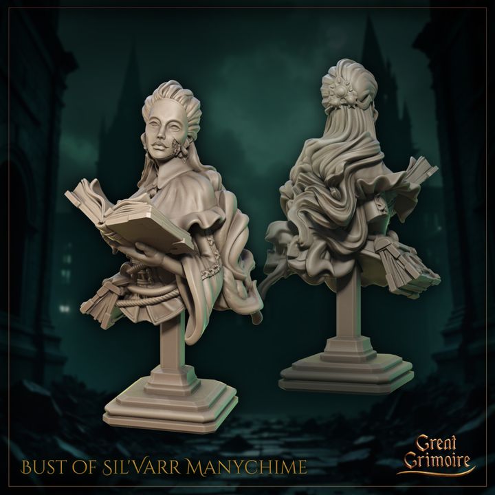 Bust of Sil'Varr Manychime by Great Grimoire