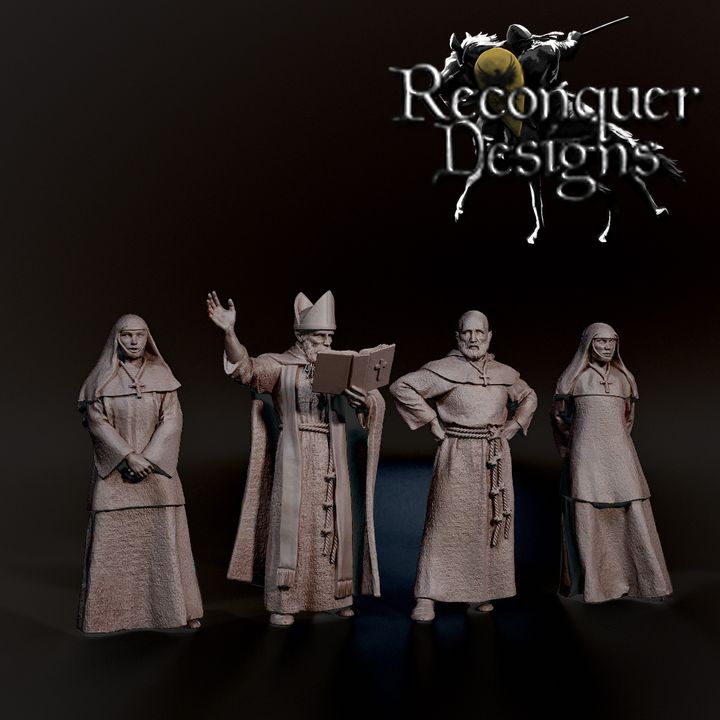 Clergy with Bishop by Reconquer Designs