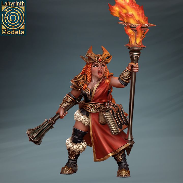 Brimstone Priestess 1 by Labyrinth Models