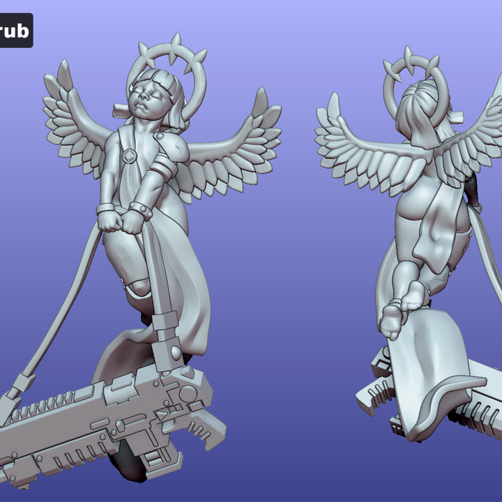 Siblings of Combat modular squad - 11 unique poses and models by Gaz Minis