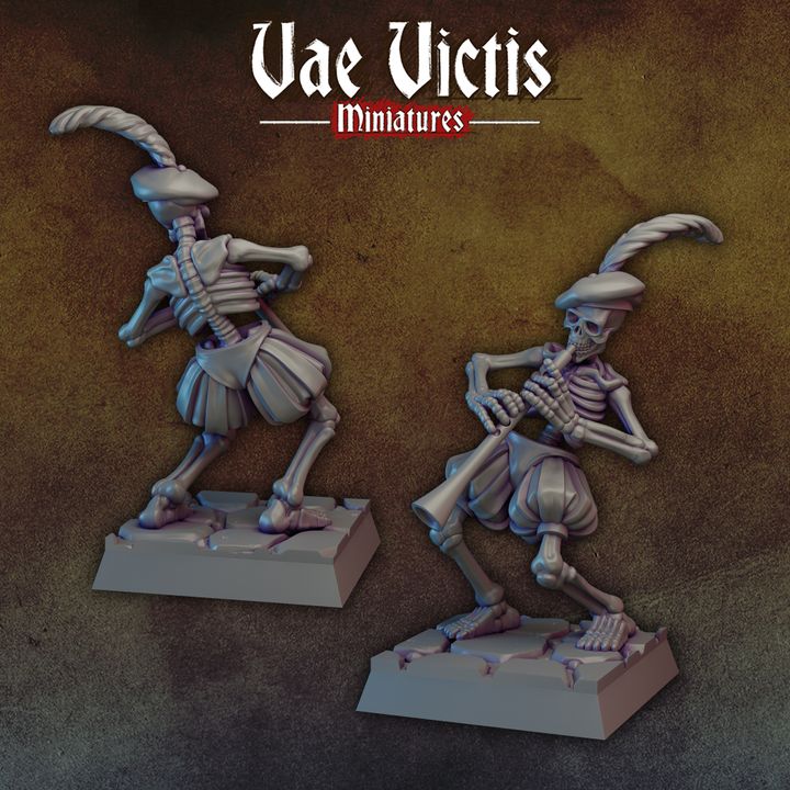 Undead flute player by Vae Victis Miniatures