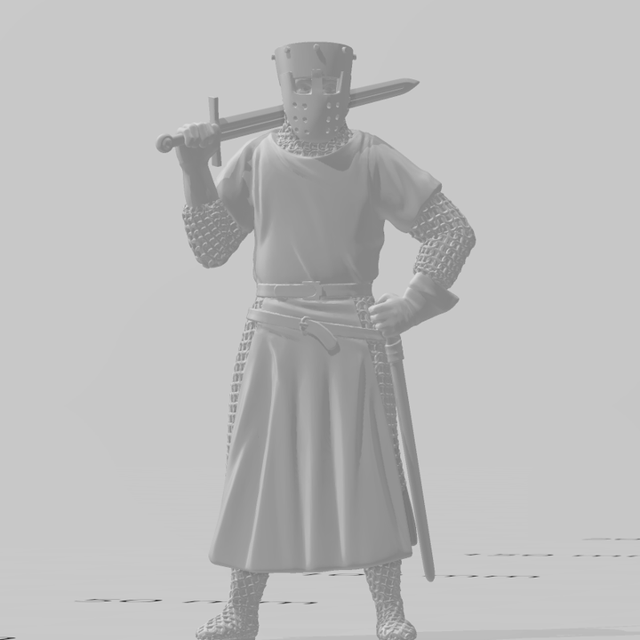 Medieval Danish Vassal Knight - Battle of the Ice, 1242.