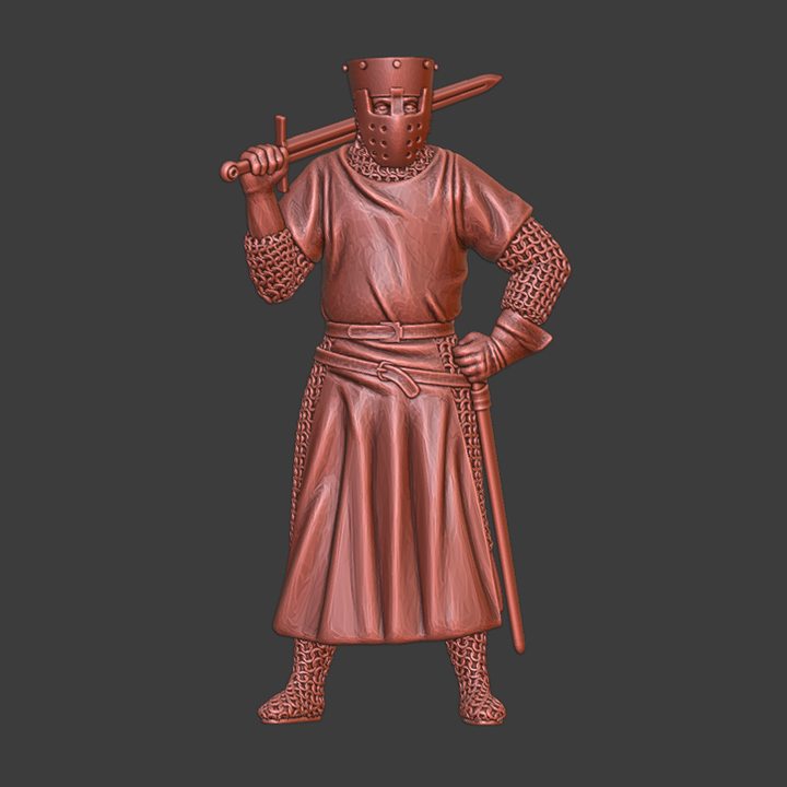 Medieval Danish Vassal Knight - Battle of the Ice, 1242.