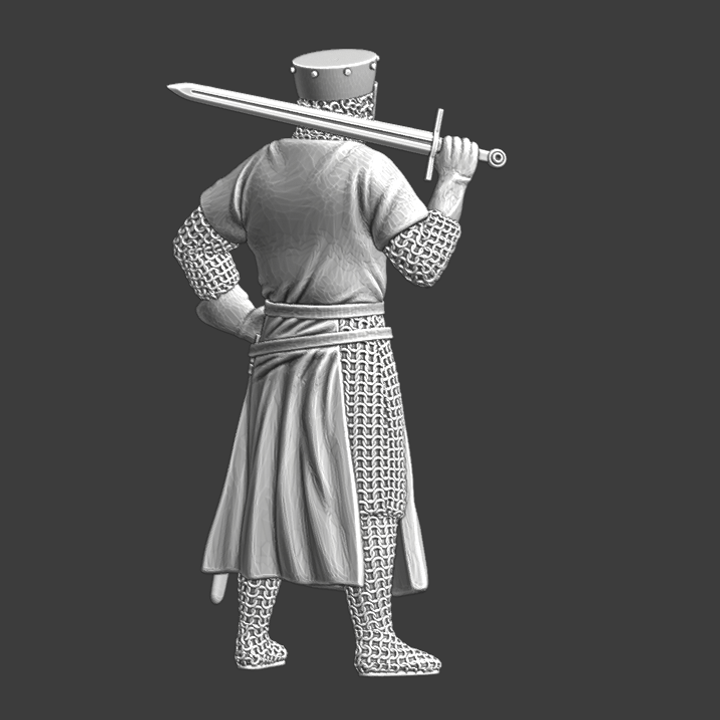Medieval Danish Vassal Knight - Battle of the Ice, 1242.