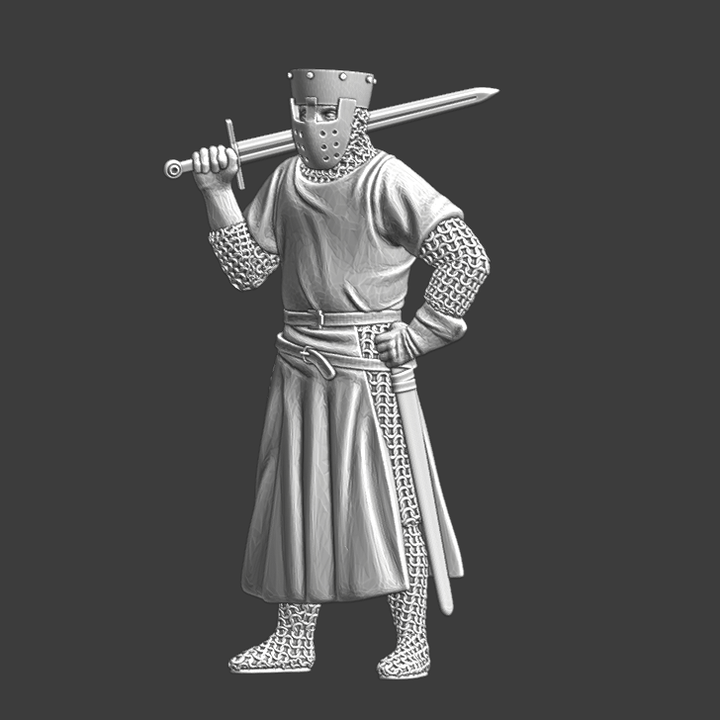 Medieval Danish Vassal Knight - Battle of the Ice, 1242.