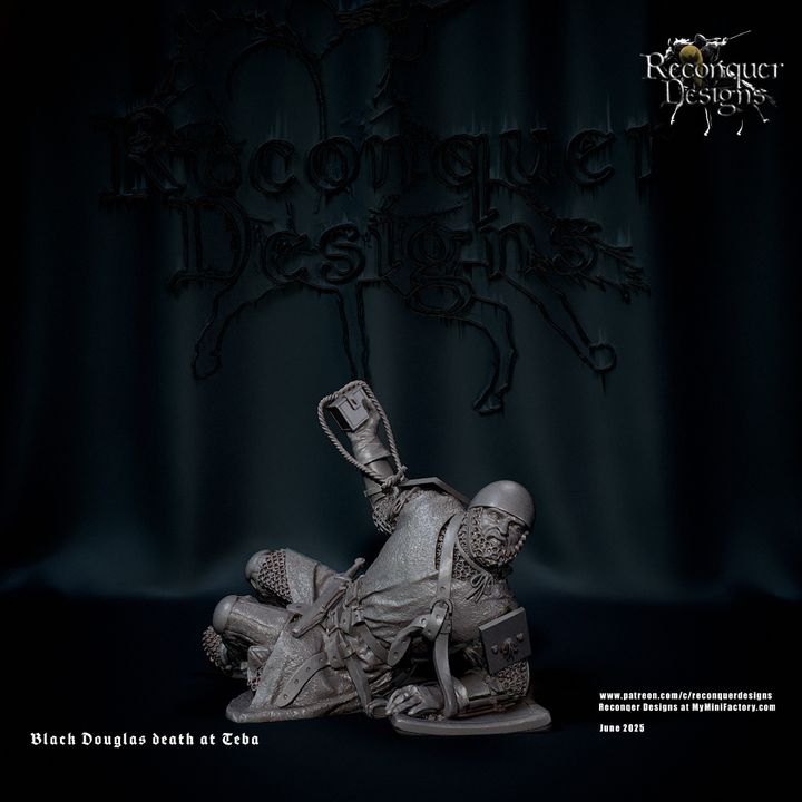 James the Black Douglas death at Teba by Reconquer Designs