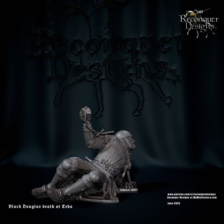 James the Black Douglas death at Teba by Reconquer Designs