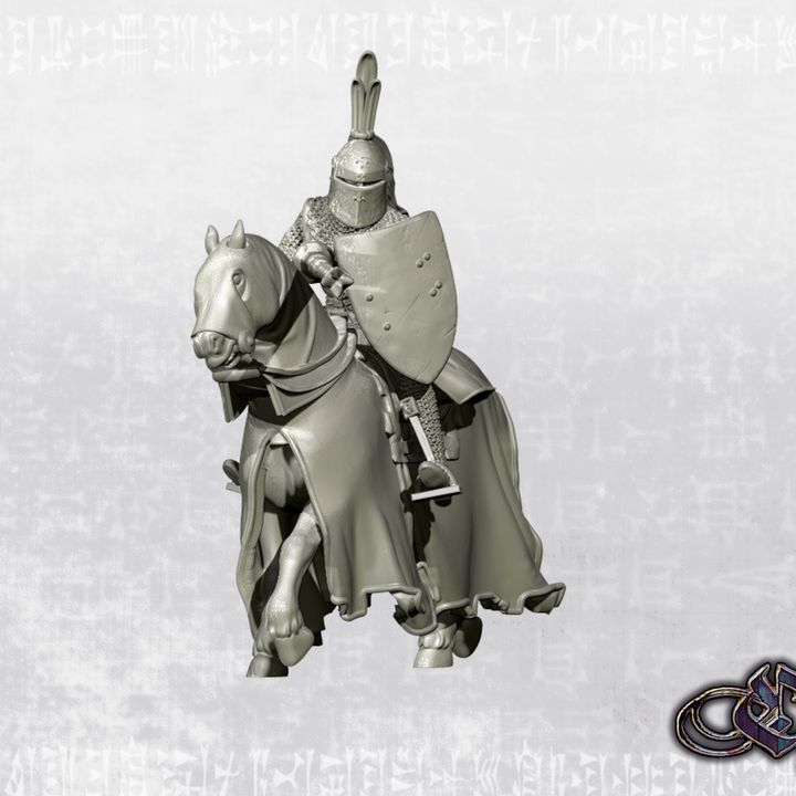"Hugh De Bracy - Jousting - Ivanhoe (1952)" by Ezipion miniatures