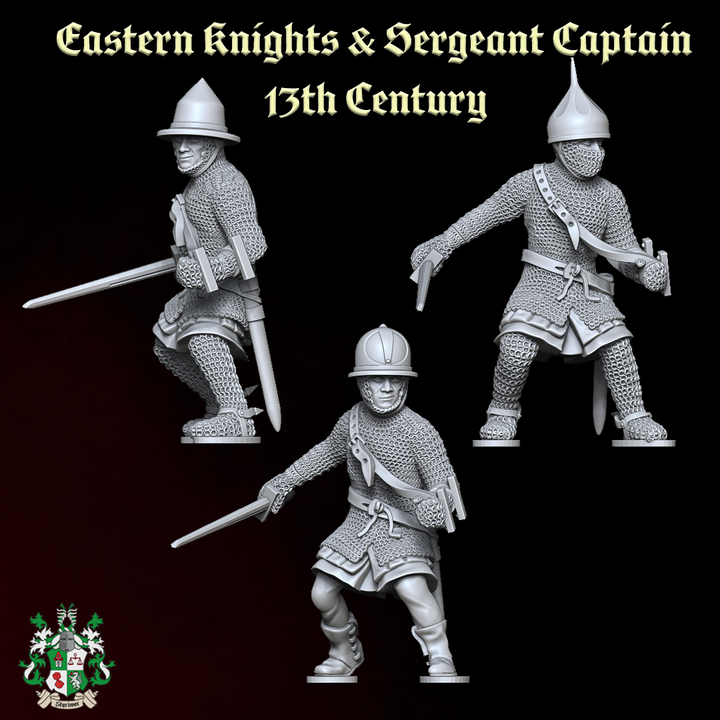 13th C. Eastern Knights & Nordic Sergeant Captain by Styriwar