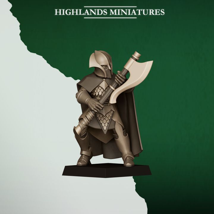 Feral Axemen by Highlands Miniatures