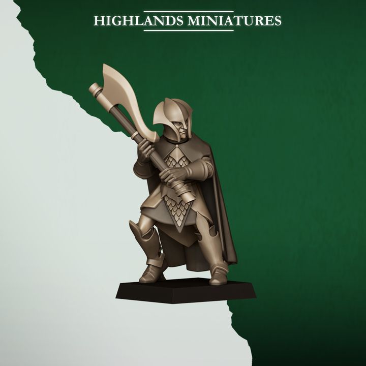 Feral Axemen by Highlands Miniatures