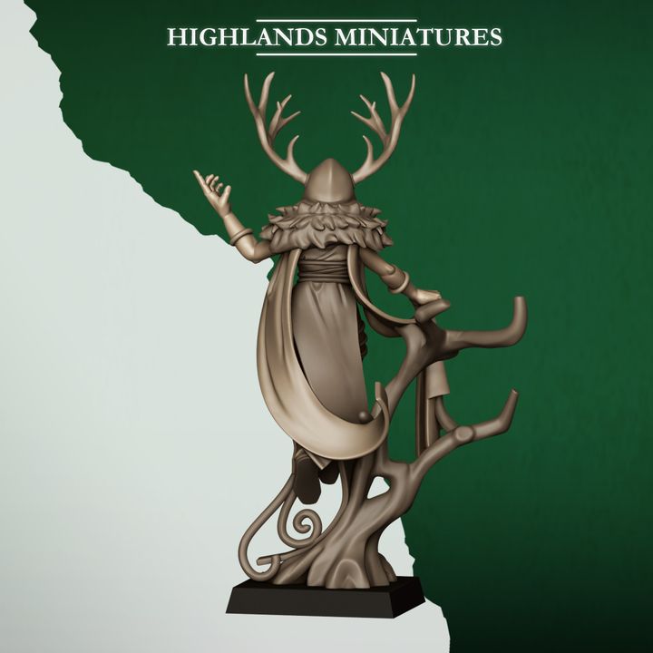 Feral Elf Druid by Highlands Miniatures