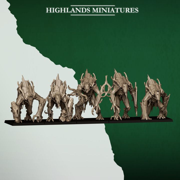 Forest Golems by Highlands Miniatures