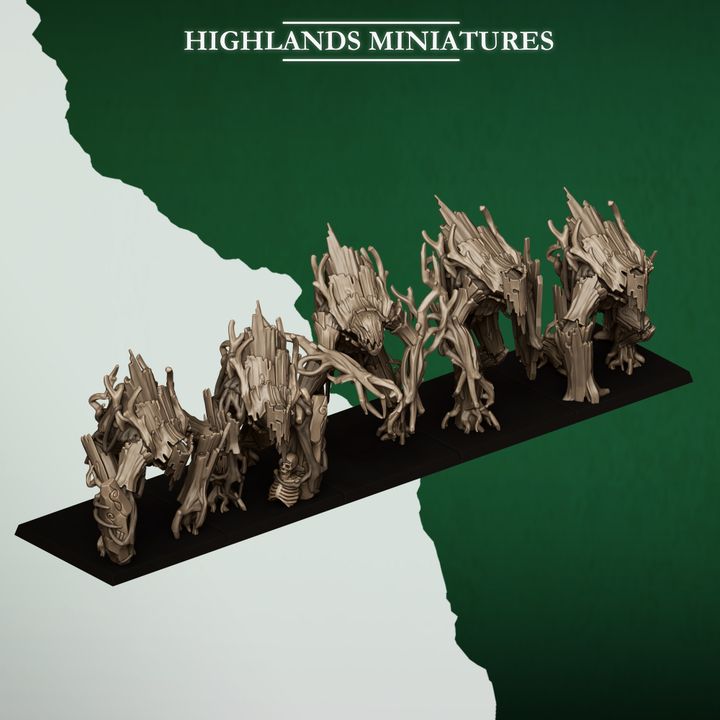 Forest Golems by Highlands Miniatures