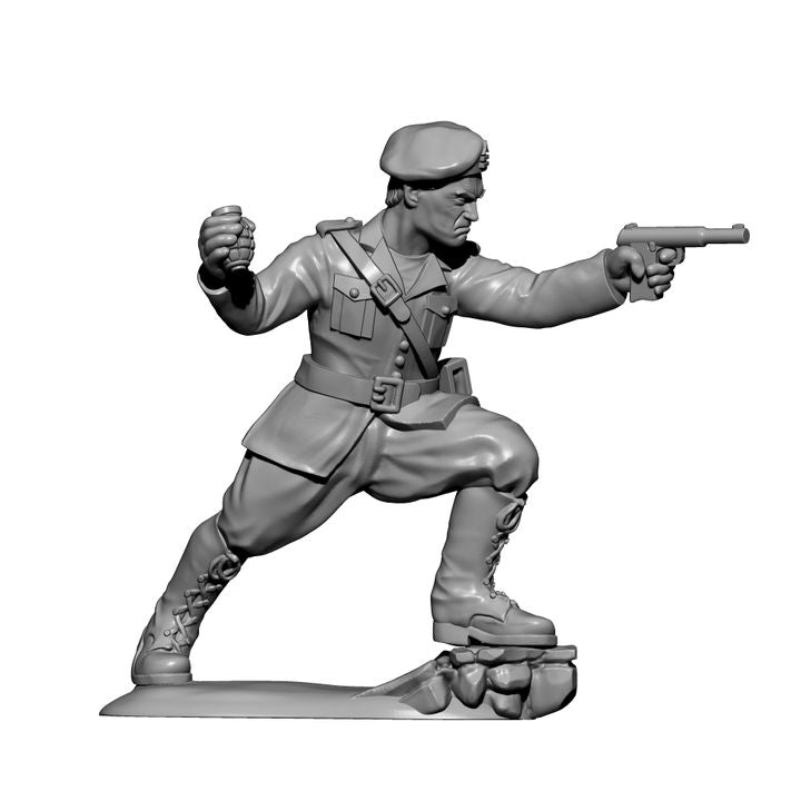SCW: Fred Copeman major of the British battalion by Baraka Wargames and Miniatures
