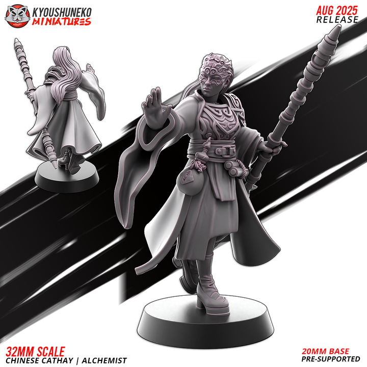 Chinese Cathay Alchemist by Kyoushuneko Miniatures
