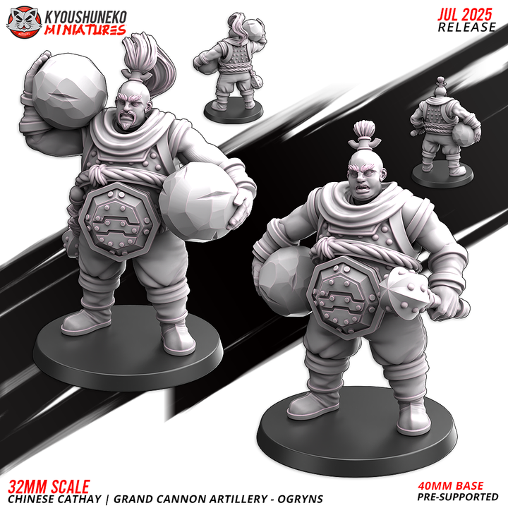 Grand cannon artillery ogryn by Kyoushuneko Miniatures