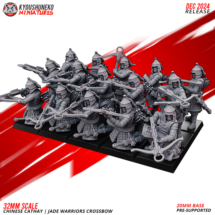 Chinese Cathay Jade Warriors Crossbow 1 by Kyoushuneko Miniatures