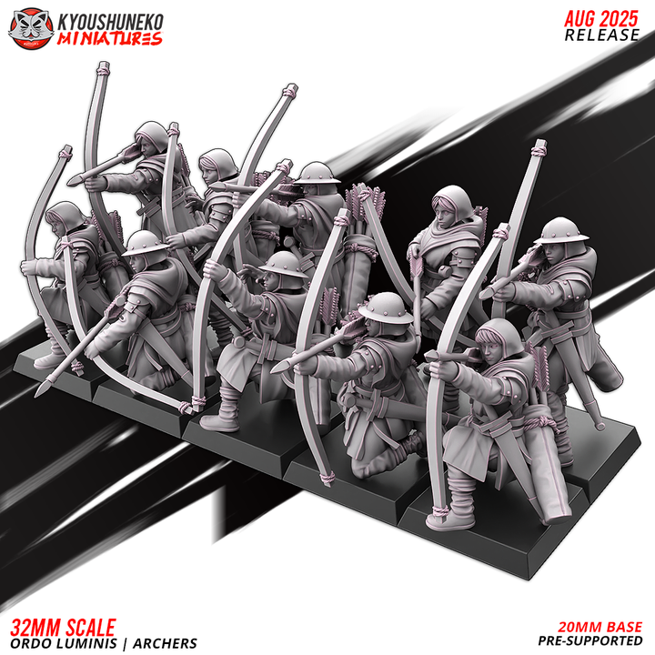 Ordo Luminis Archers by Kyoushuneko Miniatures