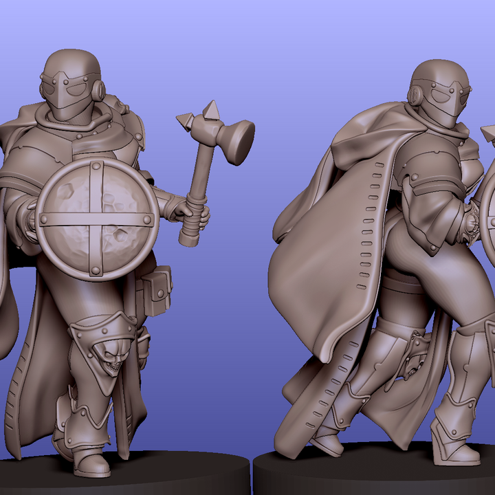 Siblings of Combat modular squad - 11 unique poses and models by Gaz Minis
