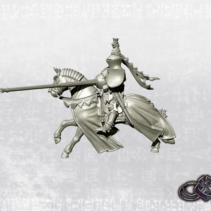 "Tournament Knight of The Panther" by Ezipion miniatures.