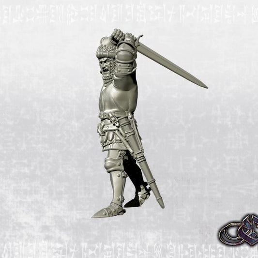 "Knight Slashing" by Ezipion miniatures