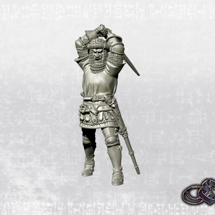 "Knight Slashing" by Ezipion miniatures