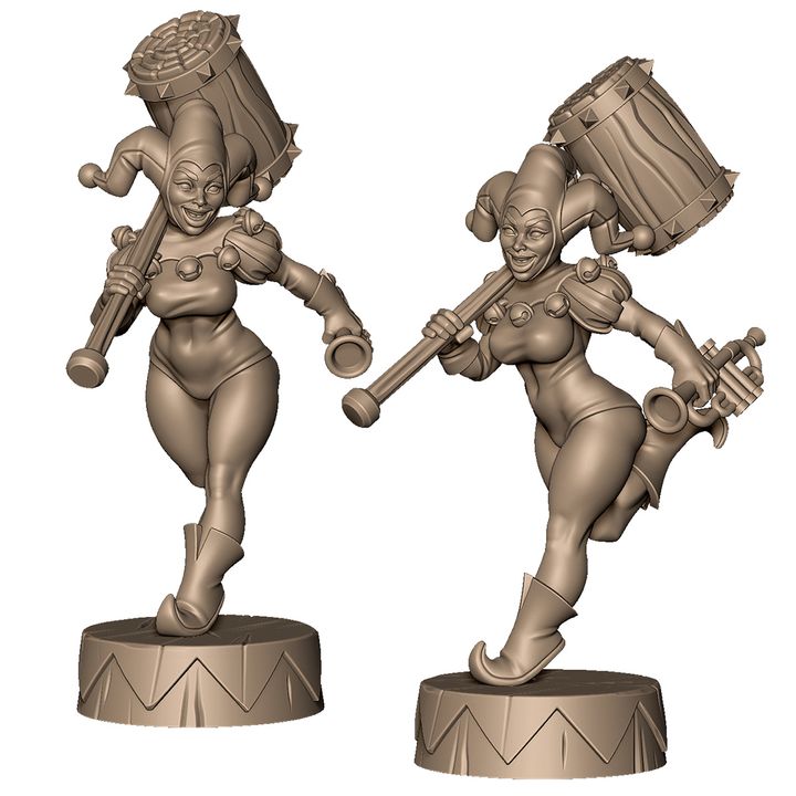 Female clown A from evil carnival circus +NSFW by Menagerie Miniature