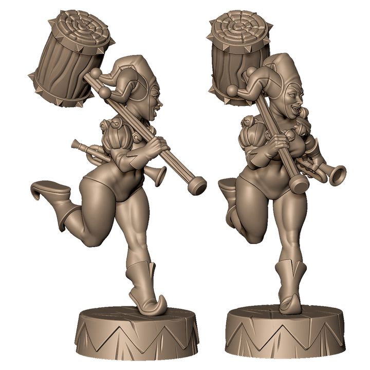 Female clown A from evil carnival circus +NSFW by Menagerie Miniature