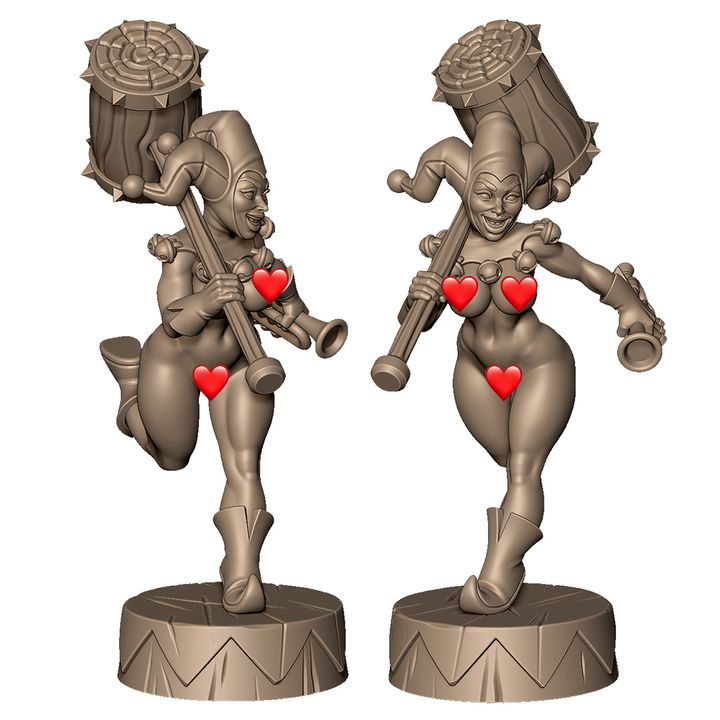 Female clown A from evil carnival circus +NSFW by Menagerie Miniature