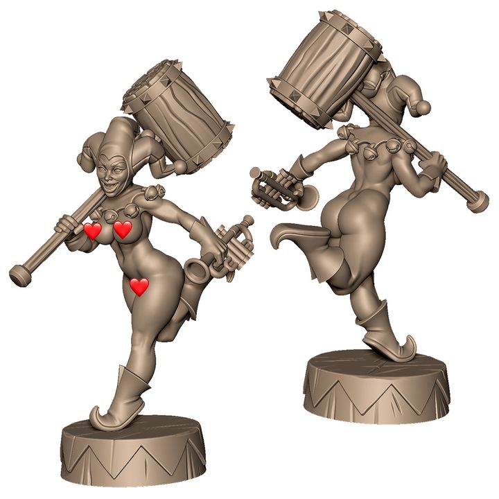 Female clown A from evil carnival circus +NSFW by Menagerie Miniature