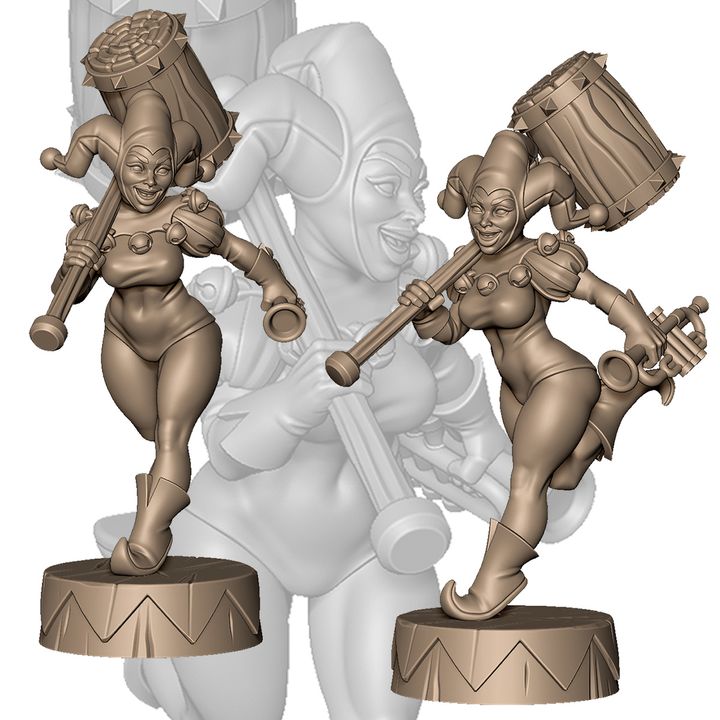 Female clown A from evil carnival circus +NSFW by Menagerie Miniature