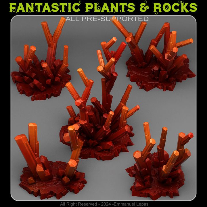 Fire Crystals by Fantastic Plants & Rocks