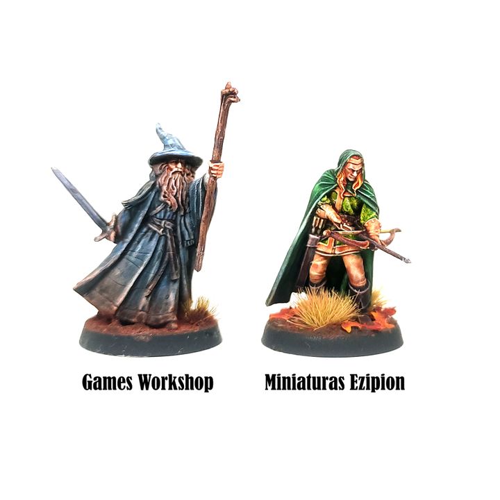 Rangers of Laurelïs - Elf Archers by Ezipion miniatures.