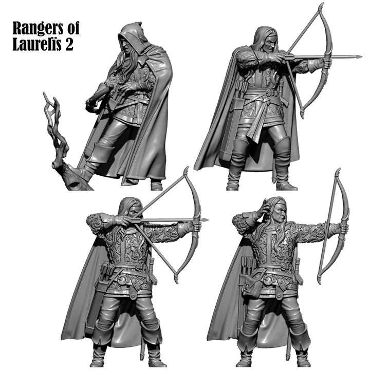 Rangers of Laurelïs - Elf Archers by Ezipion miniatures.
