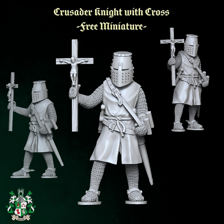 Crusader Knight with Cross by Styriwar