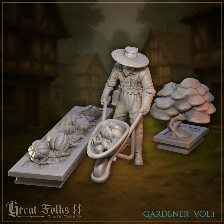 Gardener & Greenhouse by Great Grimoire