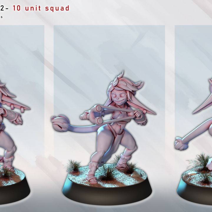 Goblin Tribe Part 2– 10 Goblin unit by Gaz Minis